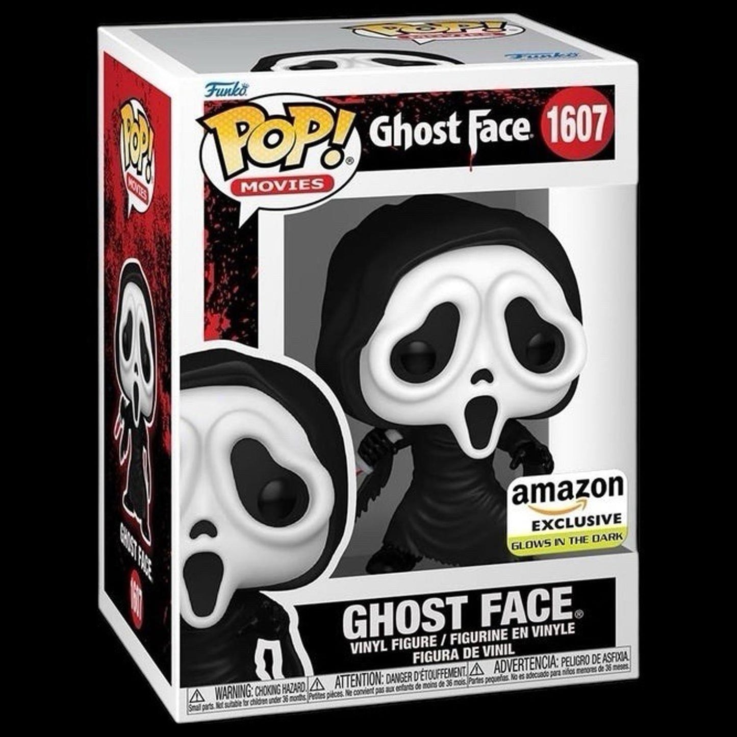 Funko POP! : Ghostface (Glow-in-the-Dark) + Exclusive Socks – Amazon Exclusive