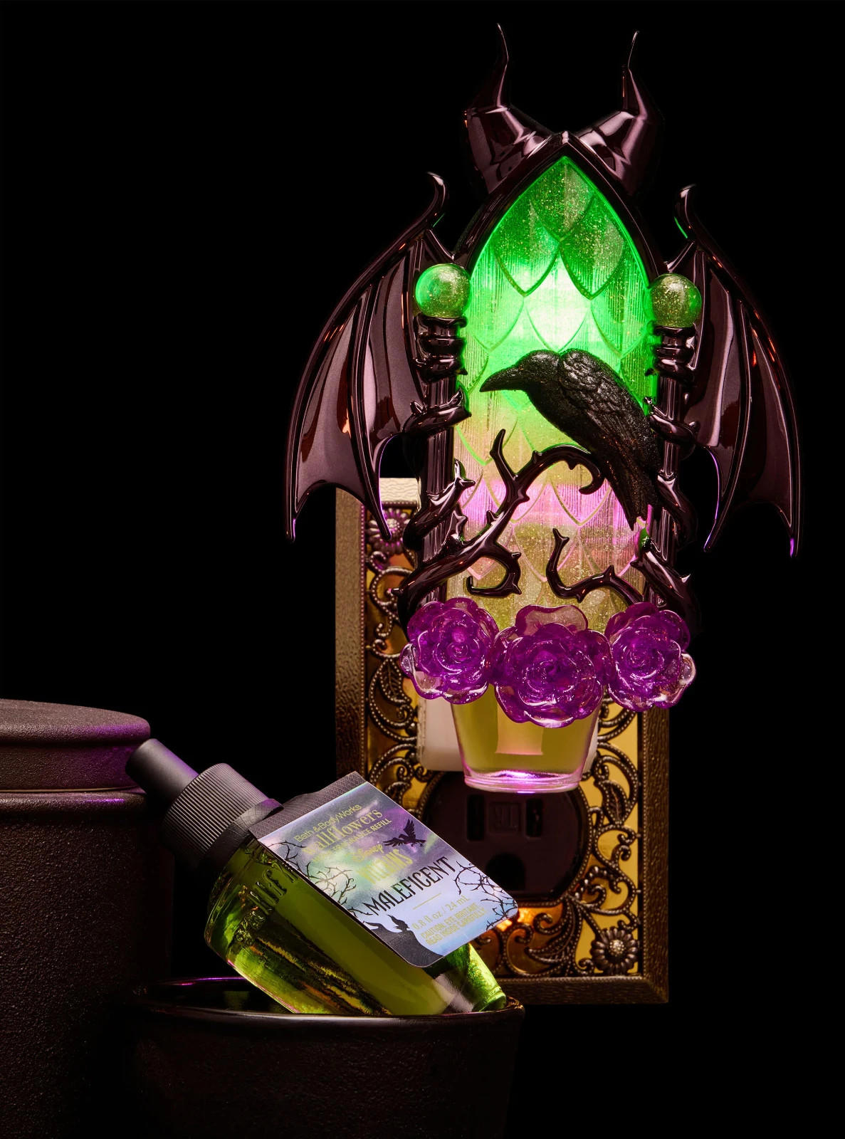 Disney Maleficent Wallflower Nightlight Plug & Refill Included-Bath & Body Works