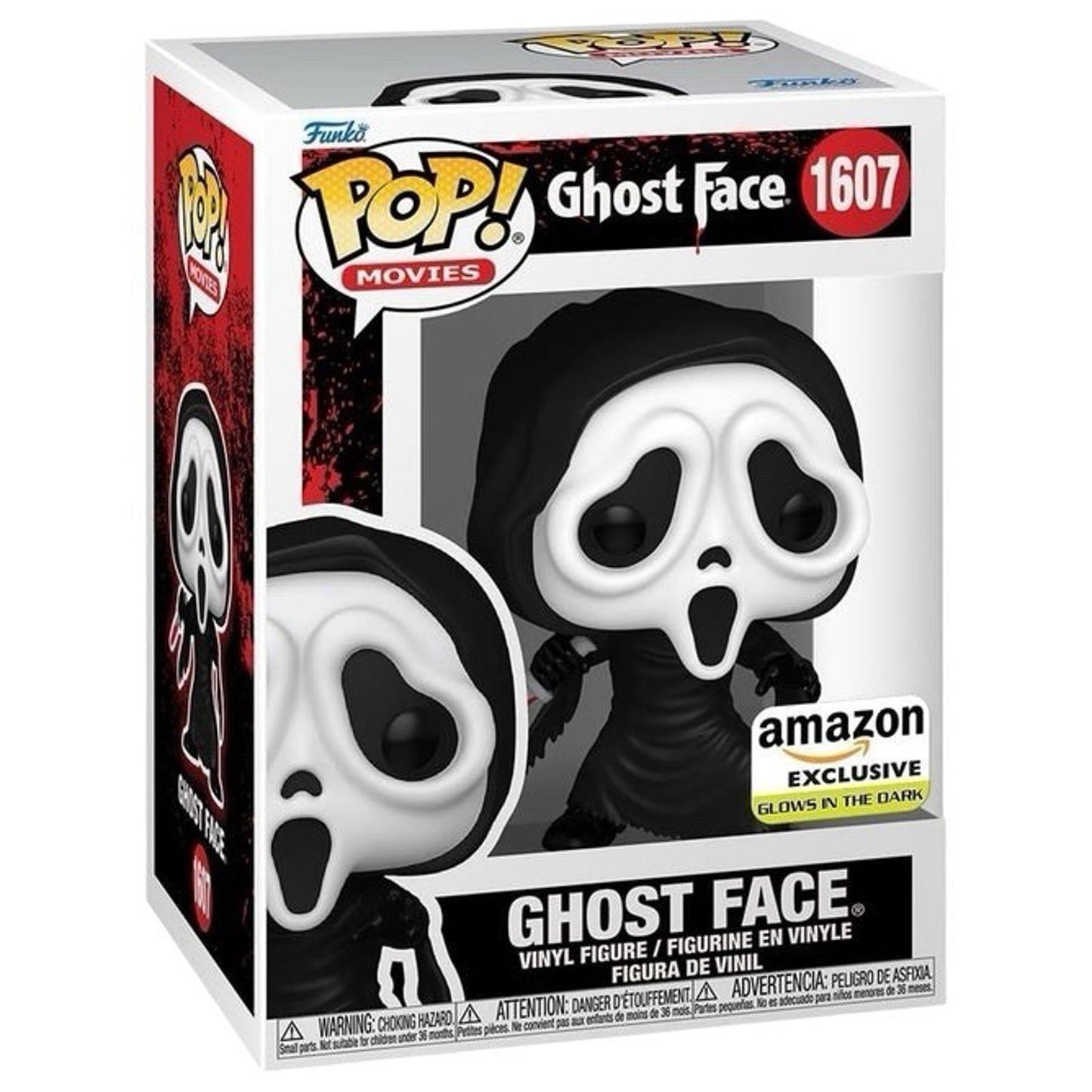 Funko POP! : Ghostface (Glow-in-the-Dark) + Exclusive Socks – Amazon Exclusive