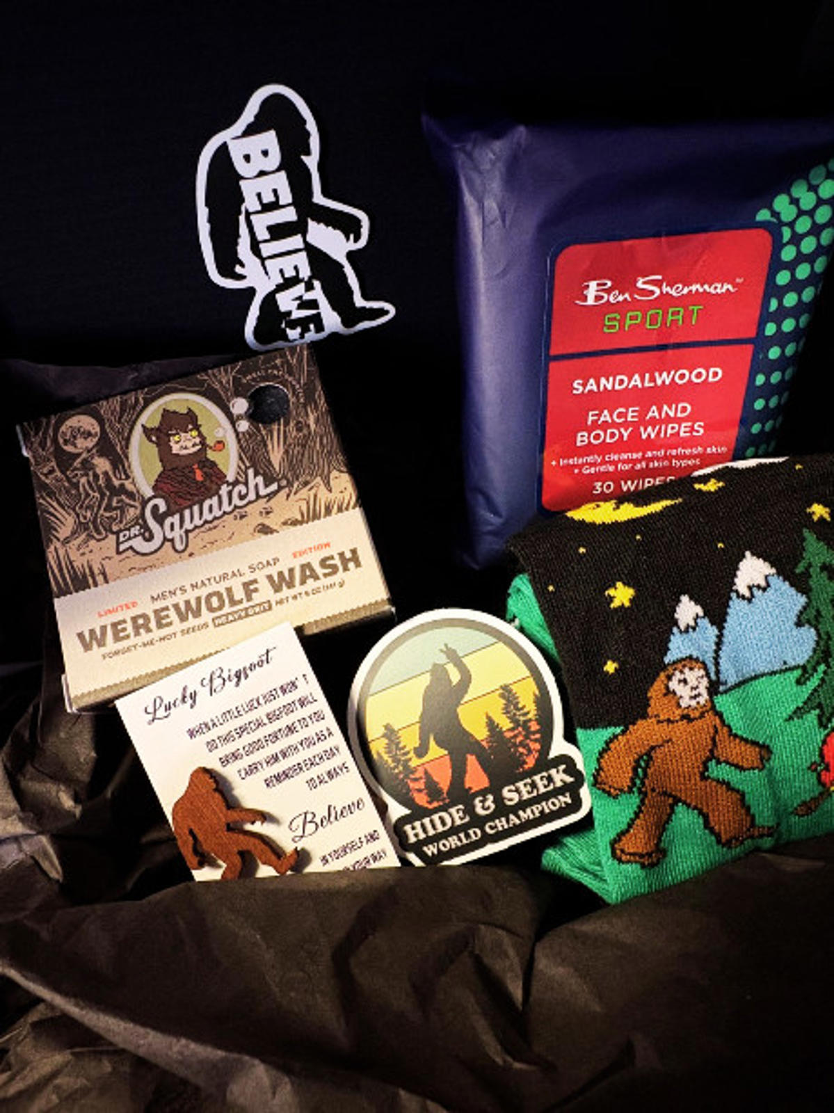 Dr Squatch Bigfoot Horror Care Package – Halloween/Holiday Gift Box