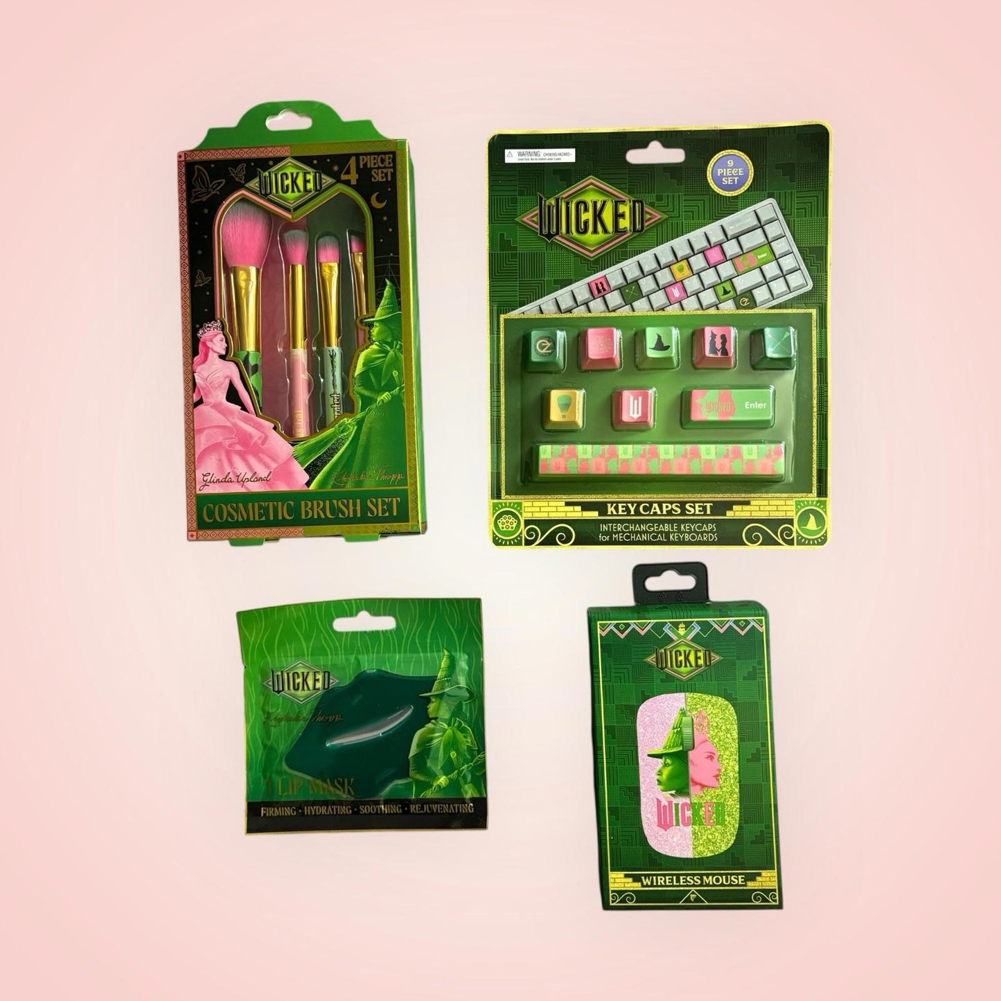 Wicked Elphaba Glina Box — Hand Creams, Keycaps, Brush Set, Mouse Pad, Lip Mask