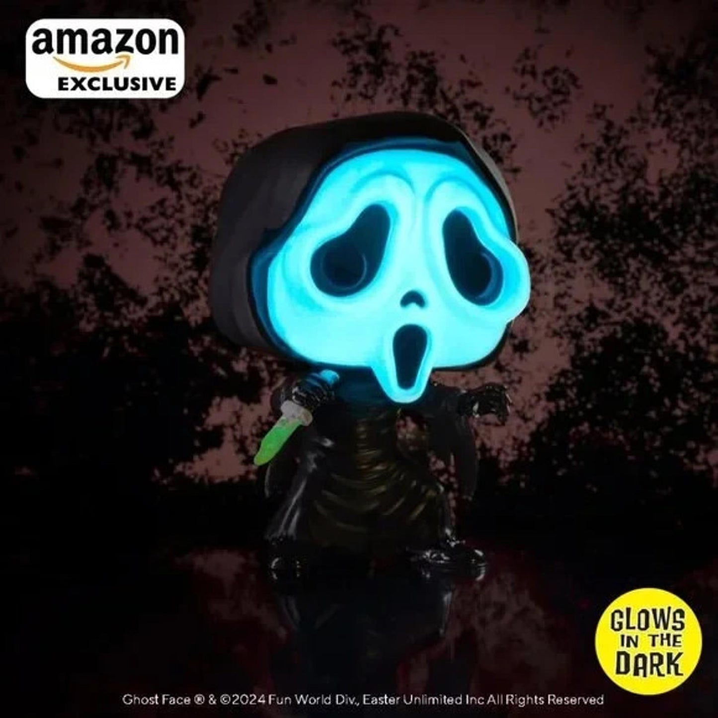 Funko POP! : Ghostface (Glow-in-the-Dark) + Exclusive Socks – Amazon Exclusive