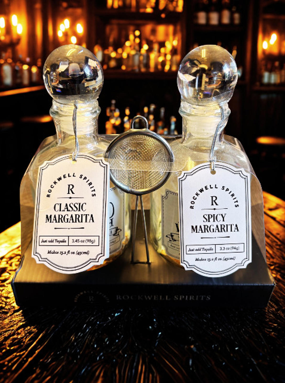Rockwell Spirits Margarita Mixer Set-Tequila Cocktail Kit
