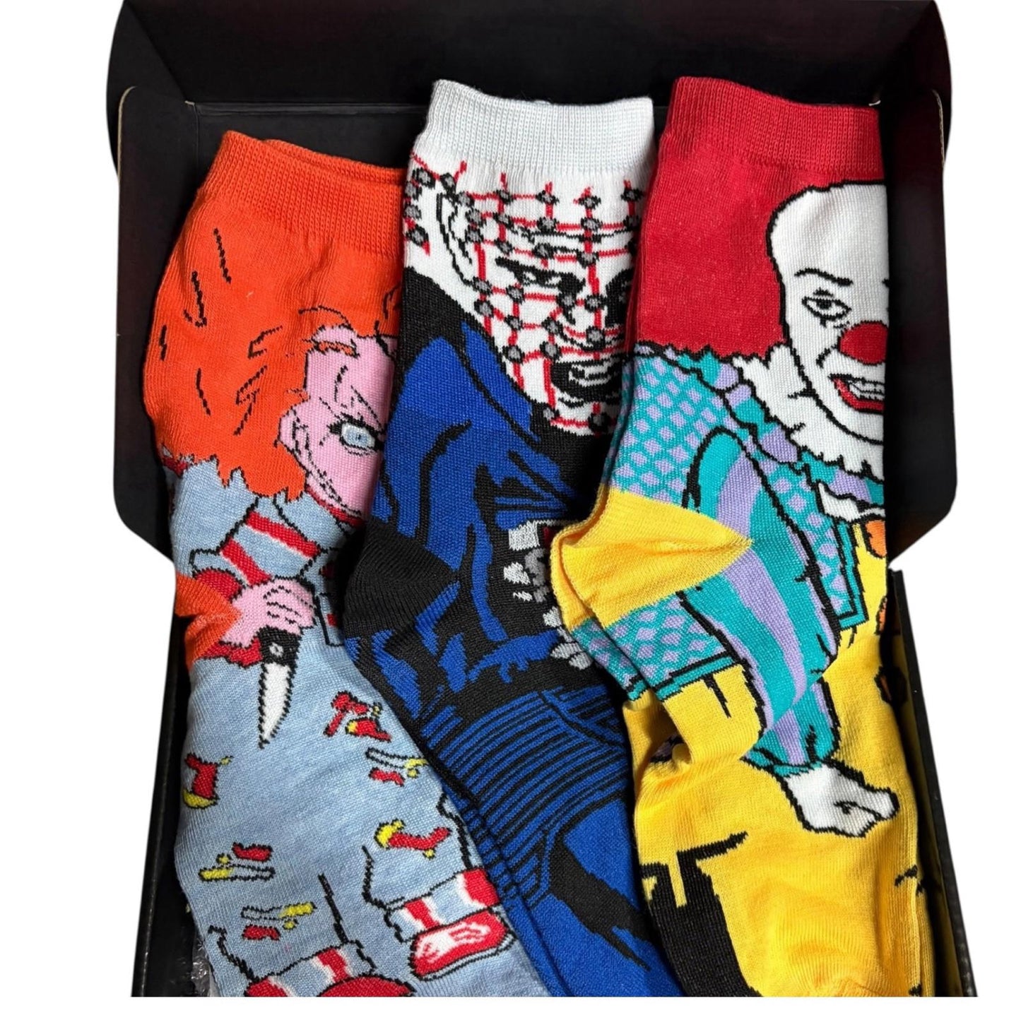 Every Day Is Halloween Sock Gift Box- Chucky, Pennywise, Pinhead, Boo Self Care