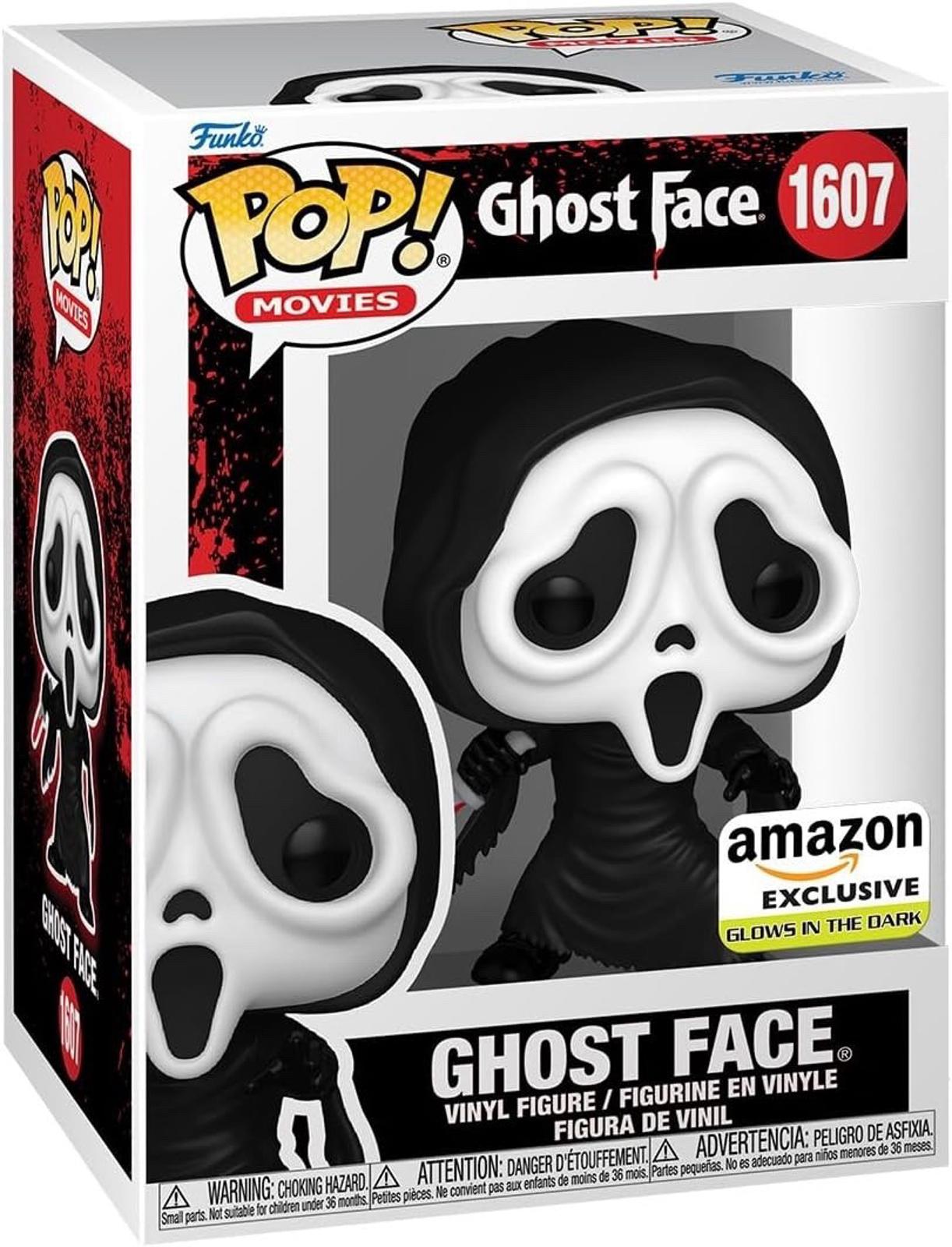Funko POP! : Ghostface (Glow-in-the-Dark) + Exclusive Socks – Amazon Exclusive