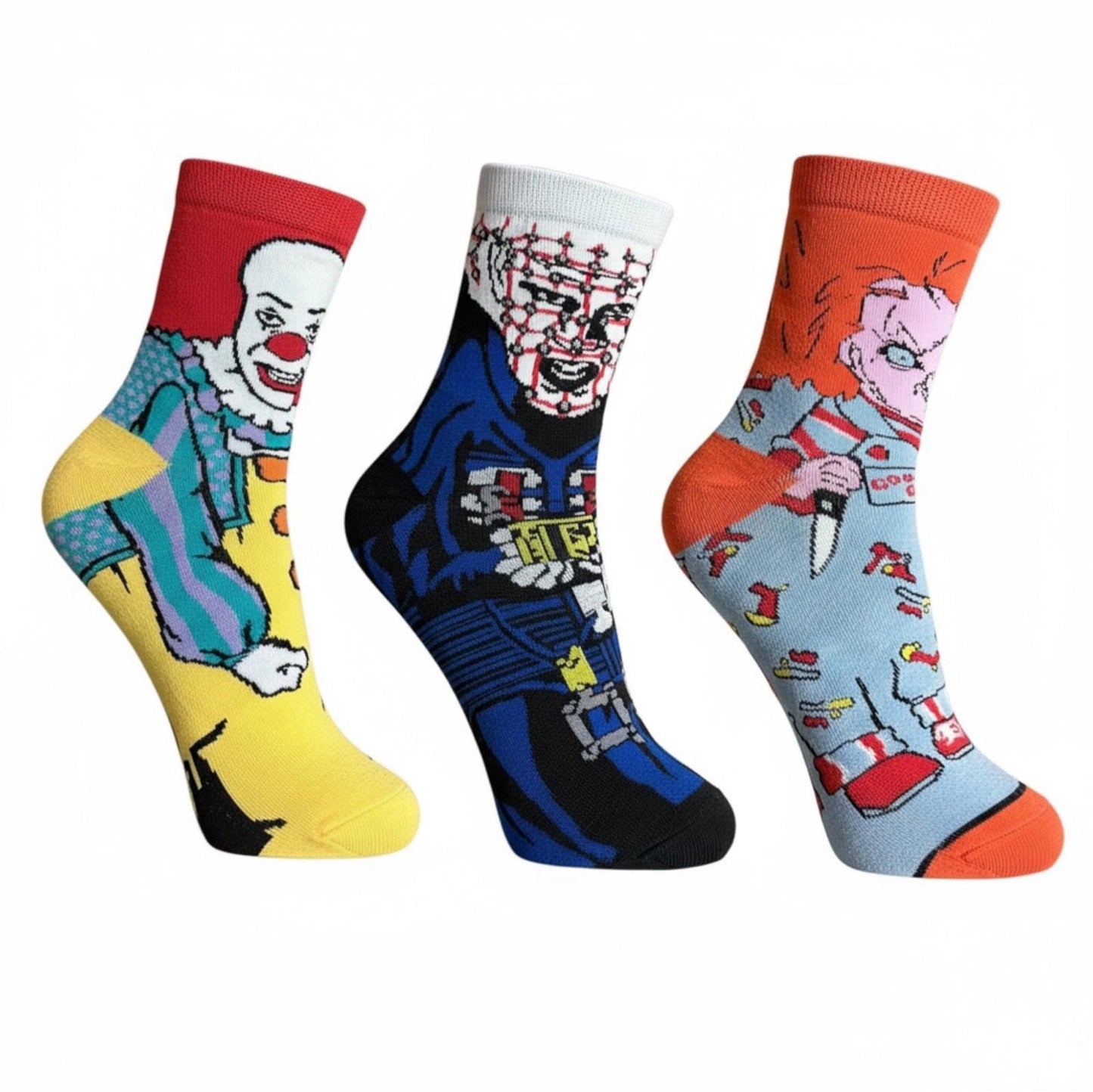 Every Day Is Halloween Sock Gift Box- Chucky, Pennywise, Pinhead, Boo Self Care