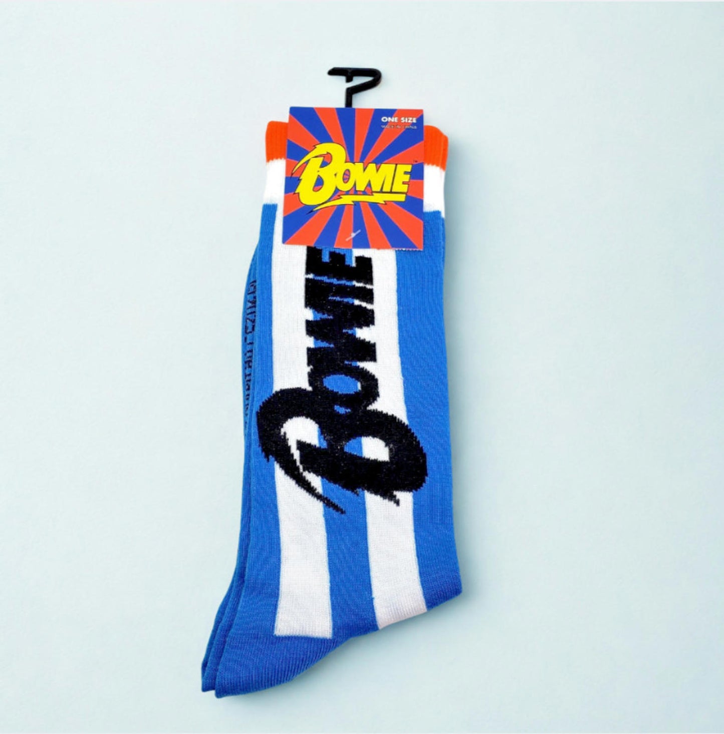 Official David Bowie “Legend” Unisex  Crew Socks Rock Music