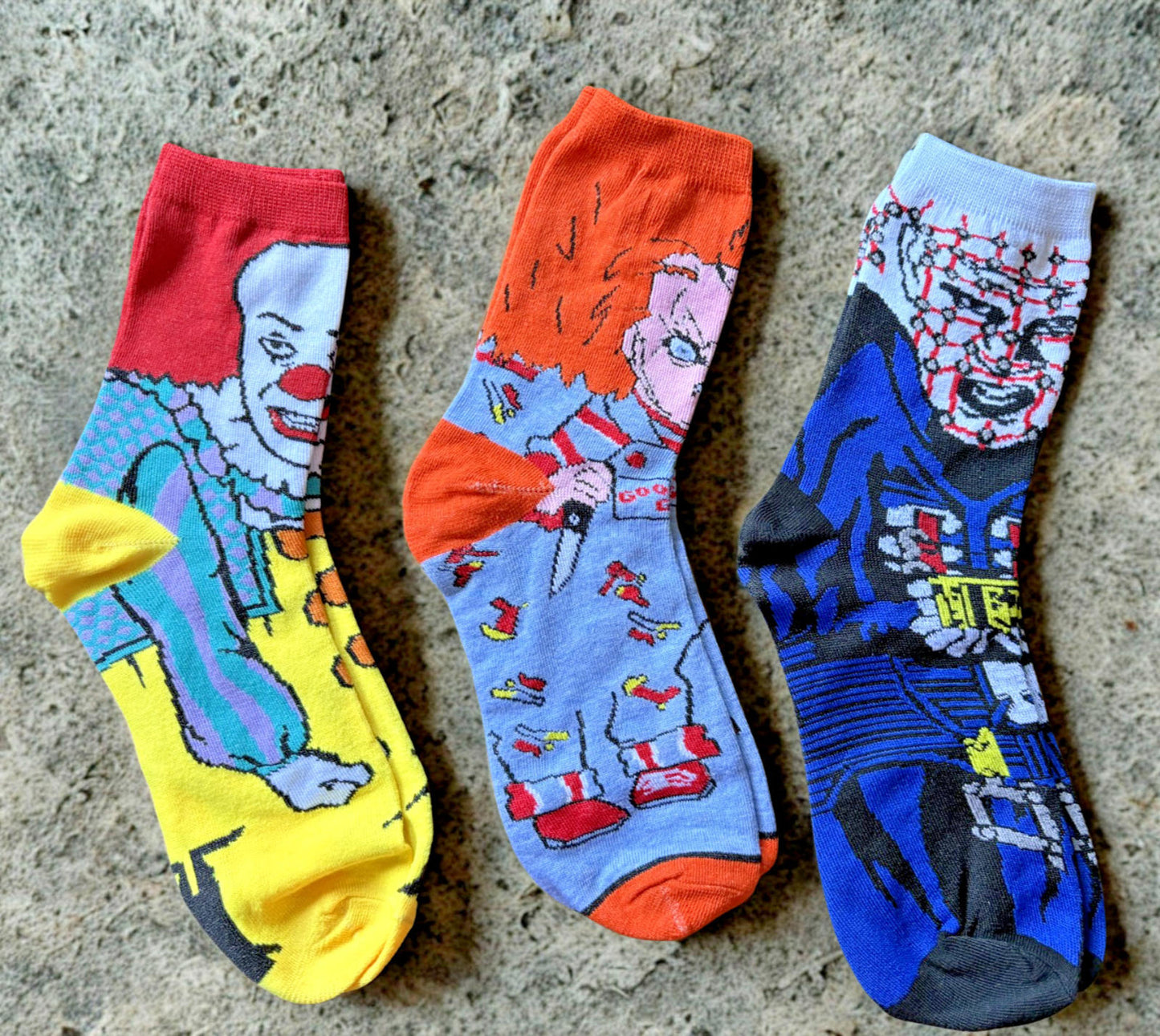 Every Day Is Halloween Sock Gift Box- Chucky, Pennywise, Pinhead, Boo Self Care